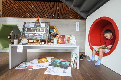 「市民客廳」　中市李科永紀念圖書館開幕